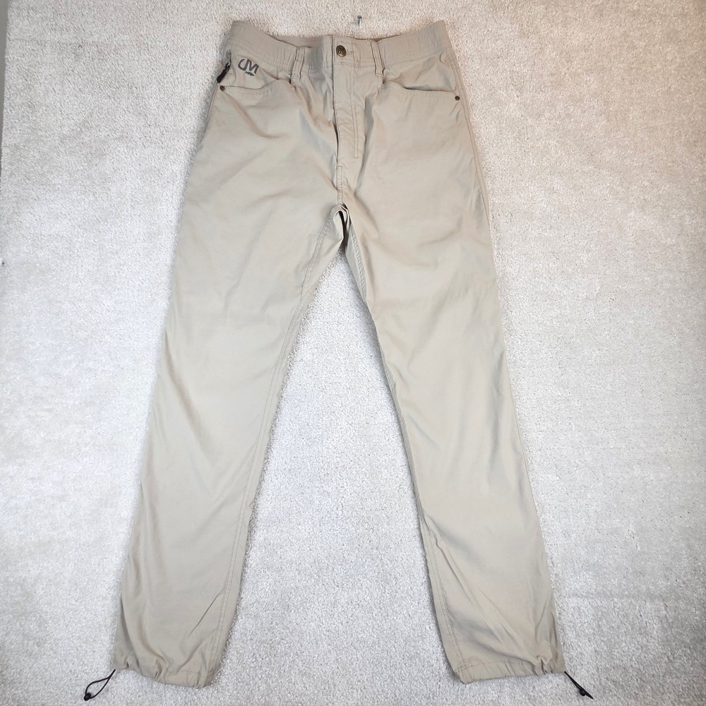 Marsh Wear Mens Escape Pants 30 Khaki Tan Technical Performance Stretch